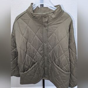 NWT Women's Quilted Twill Jacket